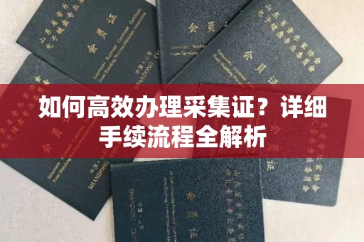 全国如何高效办理采集证?详细手续流程全解析