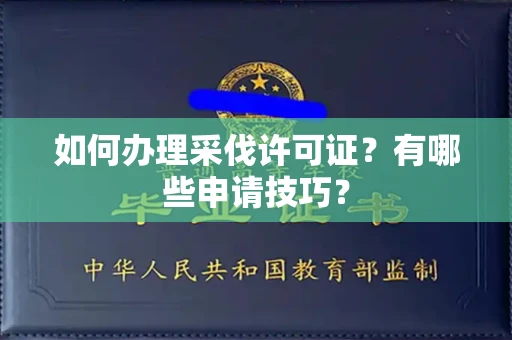 全国如何办理采伐许可证?有哪些申请技巧?